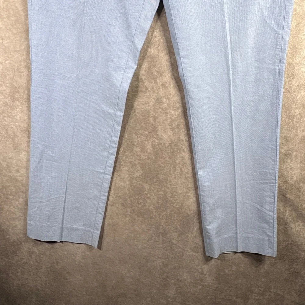 J.Crew Dress Pants Mens 31x30 Blue Bowery Slim Fit Oxford‎ Cotton Chinos Preppy